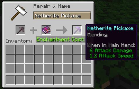 Minecraft Mending Enchantment Guide - EnderChest