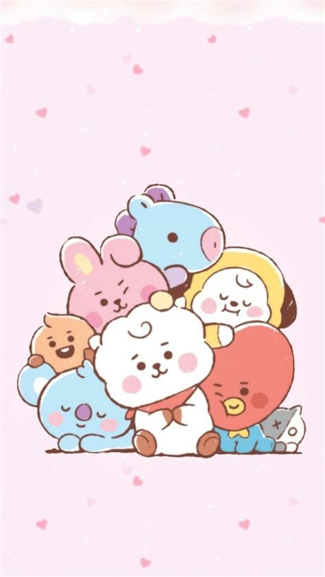 16+ Wallpaper Cave Bt21 Cooky Cute Wallpaper Images