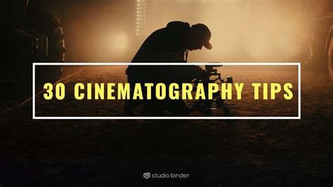 30 Cinematography Techniques & Tips You Didn’t Learn in Film School