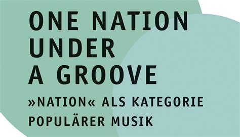 Rezension﻿: One Nation Under a Groove – „Nation“ als Kategorie ...