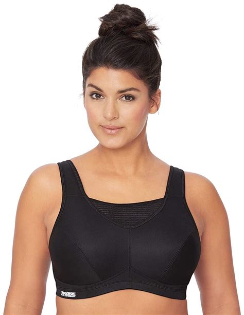 Glamorise Women's Plus-Size Camisole Sport Bra Bra, Black,, Black, Size 34DD 0UC | eBay