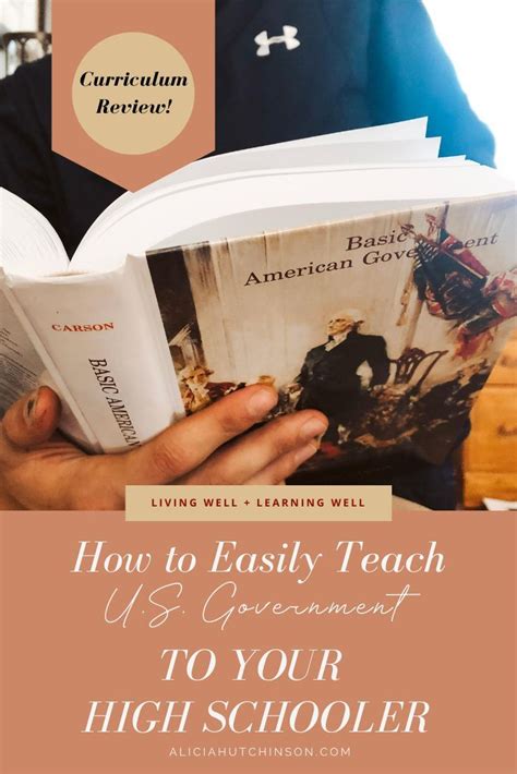 How to Easily Teach U.S. Government to Your High Schooler | Teaching, High school curriculum ...