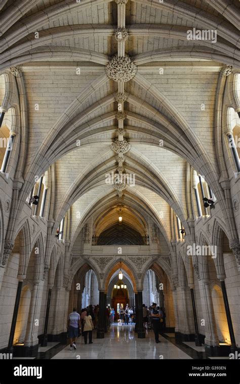 Lobby, Parliament building, Ottawa, Ontario, Canada Stock Photo - Alamy