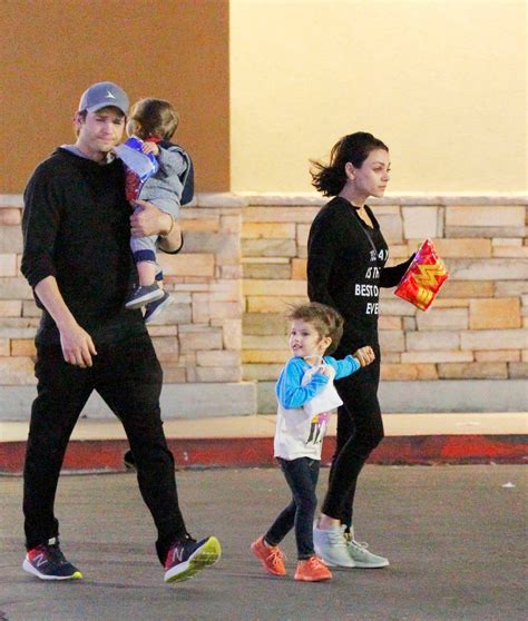 Mila Kunis and Ashton Kutcher's Rare Photos With Their 2 Kids