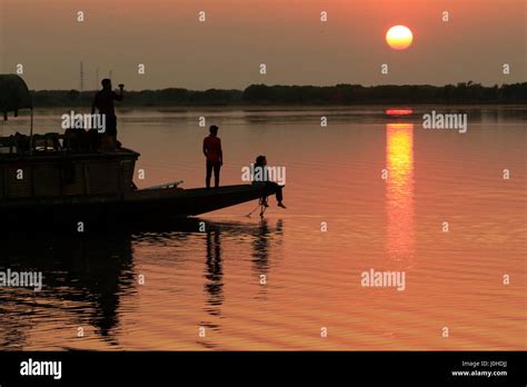 Sunset in Tanguar Haor Sunamganj, Bangladesh Stock Photo - Alamy