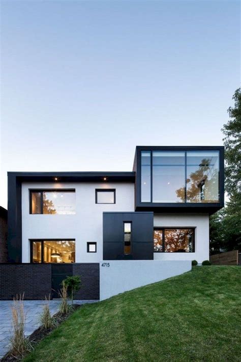 30+ Modern Black And White House – DECOOMO