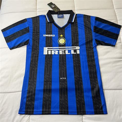 Retro 97/98 Inter Milan - Home Jersey 🔥 Ronaldo R9... - Depop