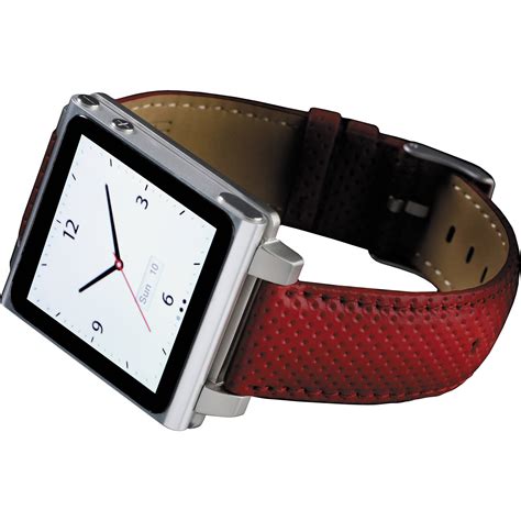 Hex Vision Leather Watch Band for iPod nano 6th HX1021-R B&H