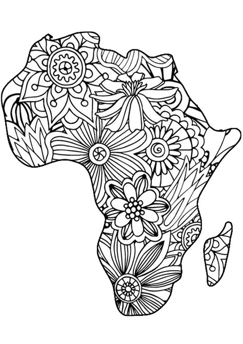 African Coloring Books | AdultcoloringbookZ