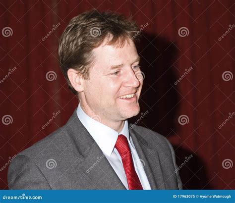 Nick Clegg: Britain's Deputy Prime Minister. Editorial Image - Image ...