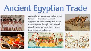 Ancient Egyptian Trade at emaze Presentation