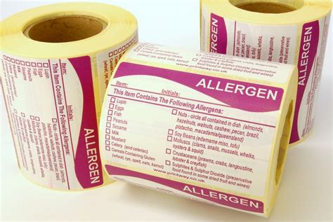 Allergen Labels - Printway BlogPrintway Blog