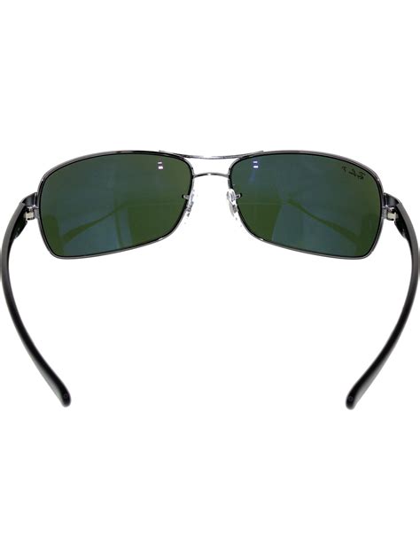 Ray-Ban Men's Polarized RB3379-004/58-64 Silver Rectangle Sunglasses | Walmart Canada