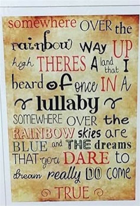 The Wizard of Oz song lyrics Framed print | Etsy