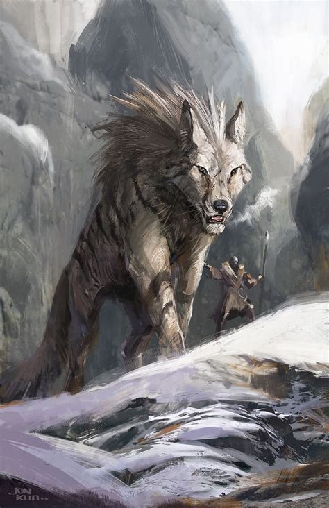 ArtStation - wolf of the mountain