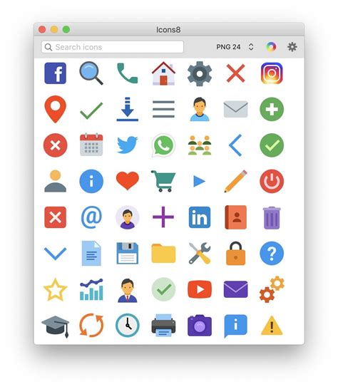 Icons8 for mac 5.7.4 Icons8 mac破解版-苹果软件盒子