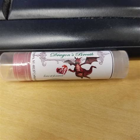 Custom Dragon's Breath Lip Balm (red hots candy hearts) for cast and ...