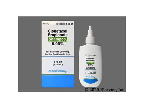 Clobetasol Propionate Shampoo, 0.05%, 4 fl oz, Alembic (RX) Ingredients ...