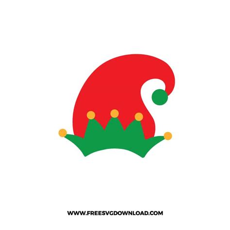 Elf Hat SVG & PNG free cut files | Free SVG Download