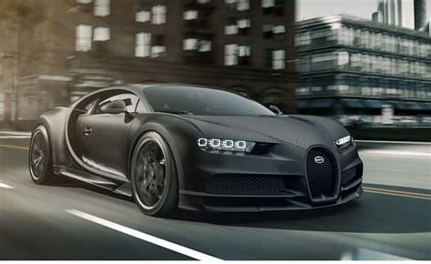 For lovers of black: Special Bugatti Chiron honors La Voiture Noire