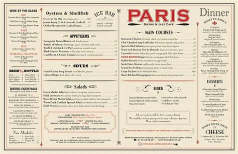 Paris Bistro Serves Up a Sneak Peek to Dinner Menu — PA Eats