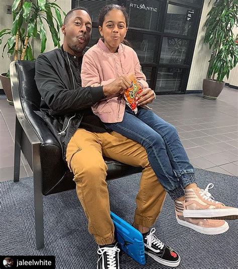 Jaleel White and his daughter. #Repost @jaleelwhite All the #mondaymotivation I need Me and her ...