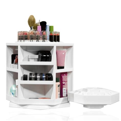 Tabletop Spinning Cosmetic Organiser by Lori Greiner - QVC UK