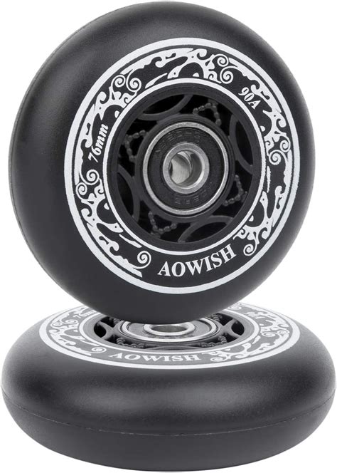 Amazon.com : AOWISH Ripstik Wheels 76mm Ripstick Wheels 90a Ripsurf ...