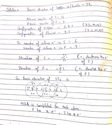 SF2 Lewis structure - WizEdu