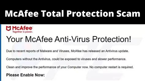 McAfee Total Protection Scam {Aug 2022} Read More Here!