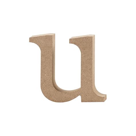 Letter, U, H: 8,5 cm, 2 cm, Mdf, 1 pc | 56260