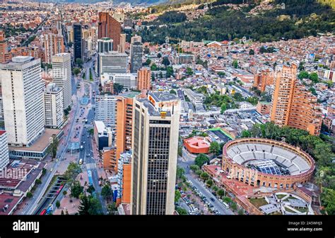 Skyline, downtown, Bogota, Colombia Stock Photo - Alamy