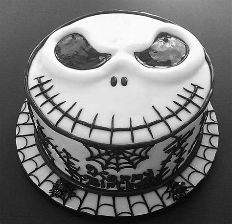 "Jack Skellington" birthday cake/cupcakes - Decorated - CakesDecor