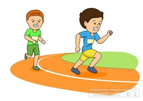 Running Race Clip Art