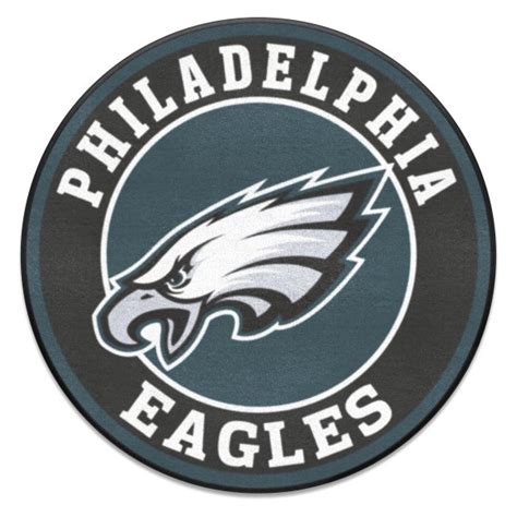 FanMats® 17971 - Philadelphia Eagles 27" Dia Nylon Face Floor Mat with ...