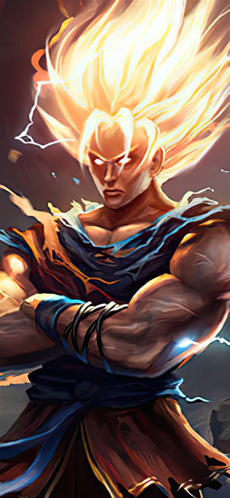 1125x2436 Resolution Goku New Dragon Ball Z Art Iphone XS,Iphone 10,Iphone X Wallpaper ...