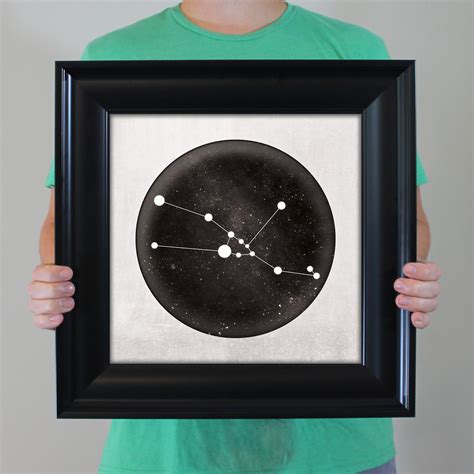 Taurus Constellation Art Print by City Prints - The Map Shop