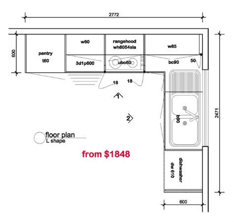 L Shaped Kitchen Floor Plans - Decor IdeasDecor Ideas