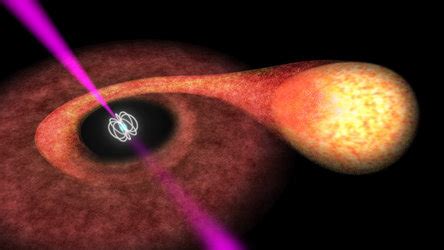 ESA - Animation of a pulsar 'eating' material from companion star