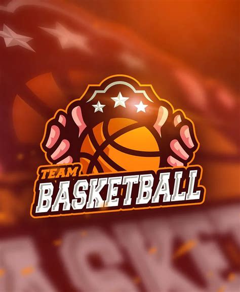 Basketball Team - Mascot & Esport Logo Template Vector EPS, AI | Basketball logo design, Team ...