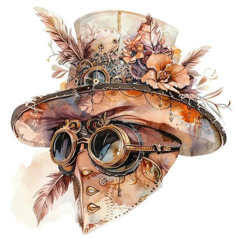 Premium Photo | Steampunk clipart of bohemian wedding vanue cool futuristic and old