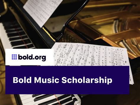 Bold Music Scholarship | Bold.org