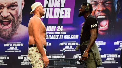 Tyson Fury vs. Deontay Wilder 3 The press conference was characterized ...