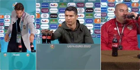 Players and coaches at Euro 2020 are jokingly mocking Cristiano Ronaldo ...