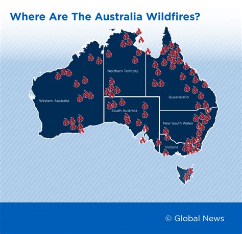 Australlia Forest Fire Map