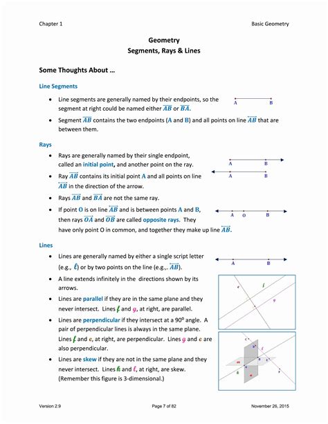 Geometry Segment And Angle Addition Worksheet Answer Key — db-excel.com