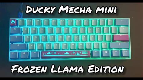 Ducky Mecha Mini Frozen Llama Edition Keyboard Unboxing || First Look || SONIC GAMING PC - YouTube