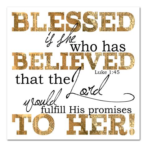 Christian gift, Scripture art, Blessed Is She – StudioJRU