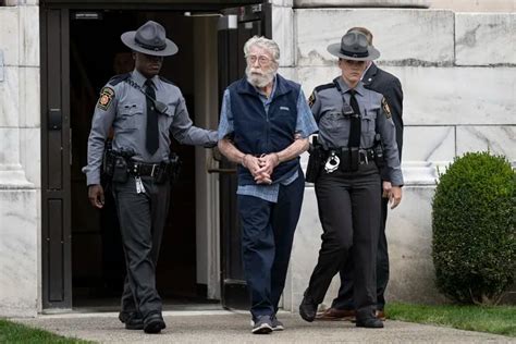 Photos of David Zandstra escorted out of the Delaware County Courthouse ...