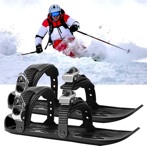 Buy WUJIBAGUA Mini Short Ski Skates for Snow, Snowboards for Winter Shoes, Short Skis Snowskates ...